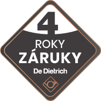 Logo 4 roky záruky De Dietrich